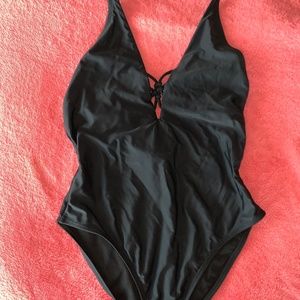 Sexy black one-piece